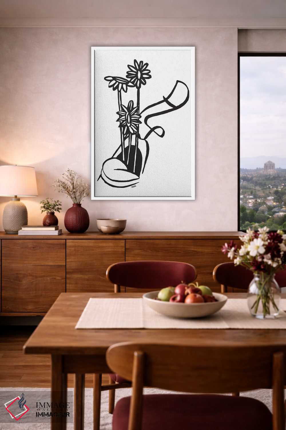 تابلو مینیمال بازدم اثر نینهول - D4W