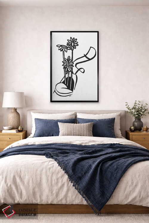 تابلو مینیمال بازدم اثر نینهول - D6B