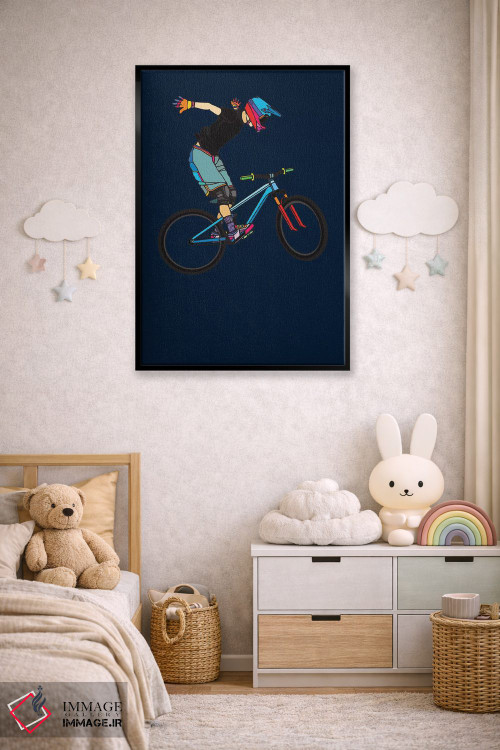 تابلو مینیمال سواری آزاد اثر نینهول - D5B