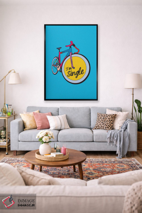 تابلو مینیمال مجردم اثر نینهول - D2B