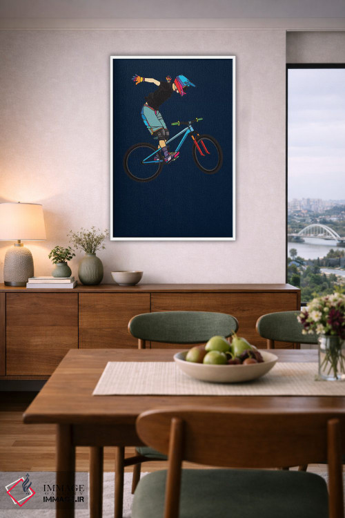 تابلو مینیمال سواری آزاد اثر نینهول - D6W