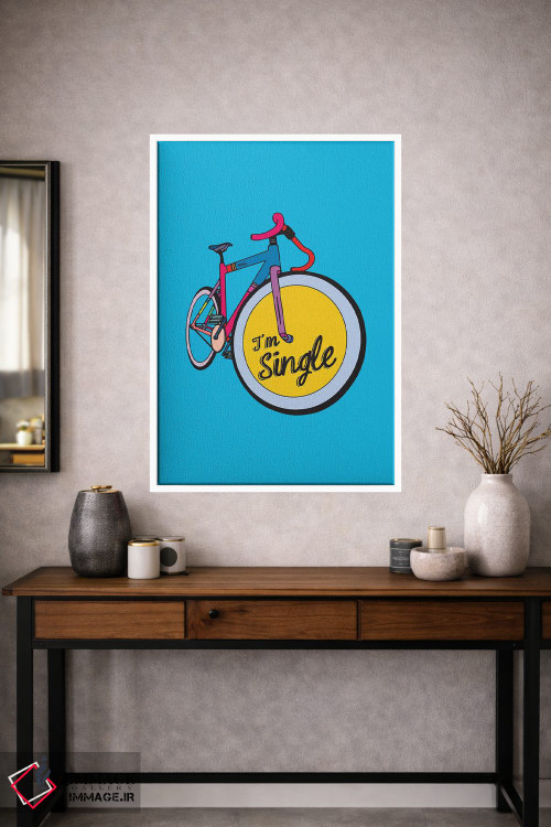 تابلو مینیمال مجردم اثر نینهول - D1W