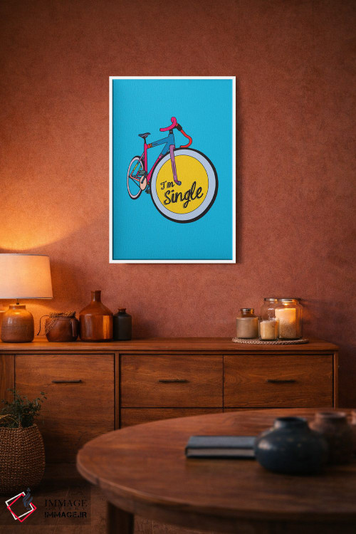 تابلو مینیمال مجردم اثر نینهول - D4W