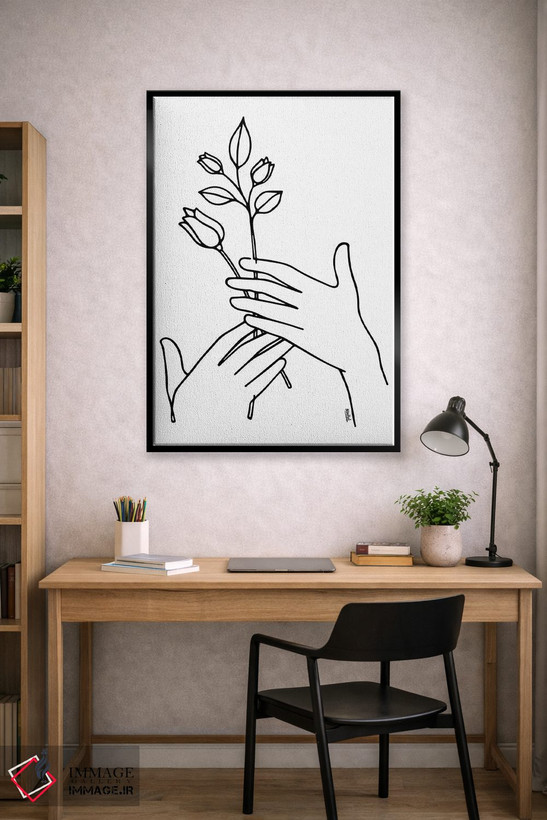 تابلو مینیمال نگه دار اثر نینهول - D3B