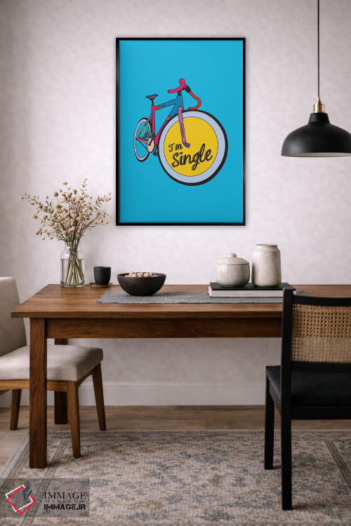 تابلو مینیمال مجردم اثر نینهول - D6B