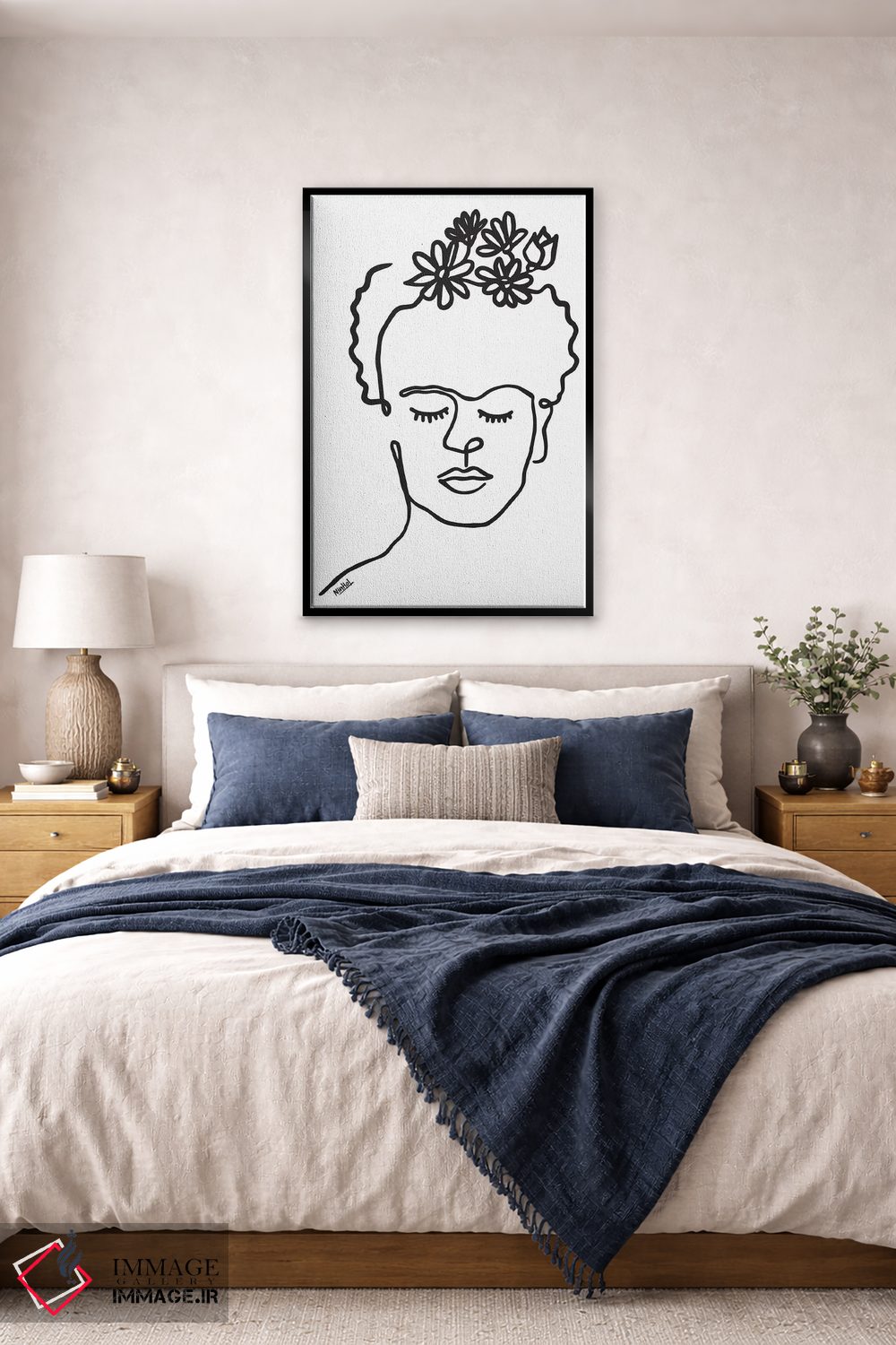 تابلو مینیمال فریدا اثر نینهول - D5B