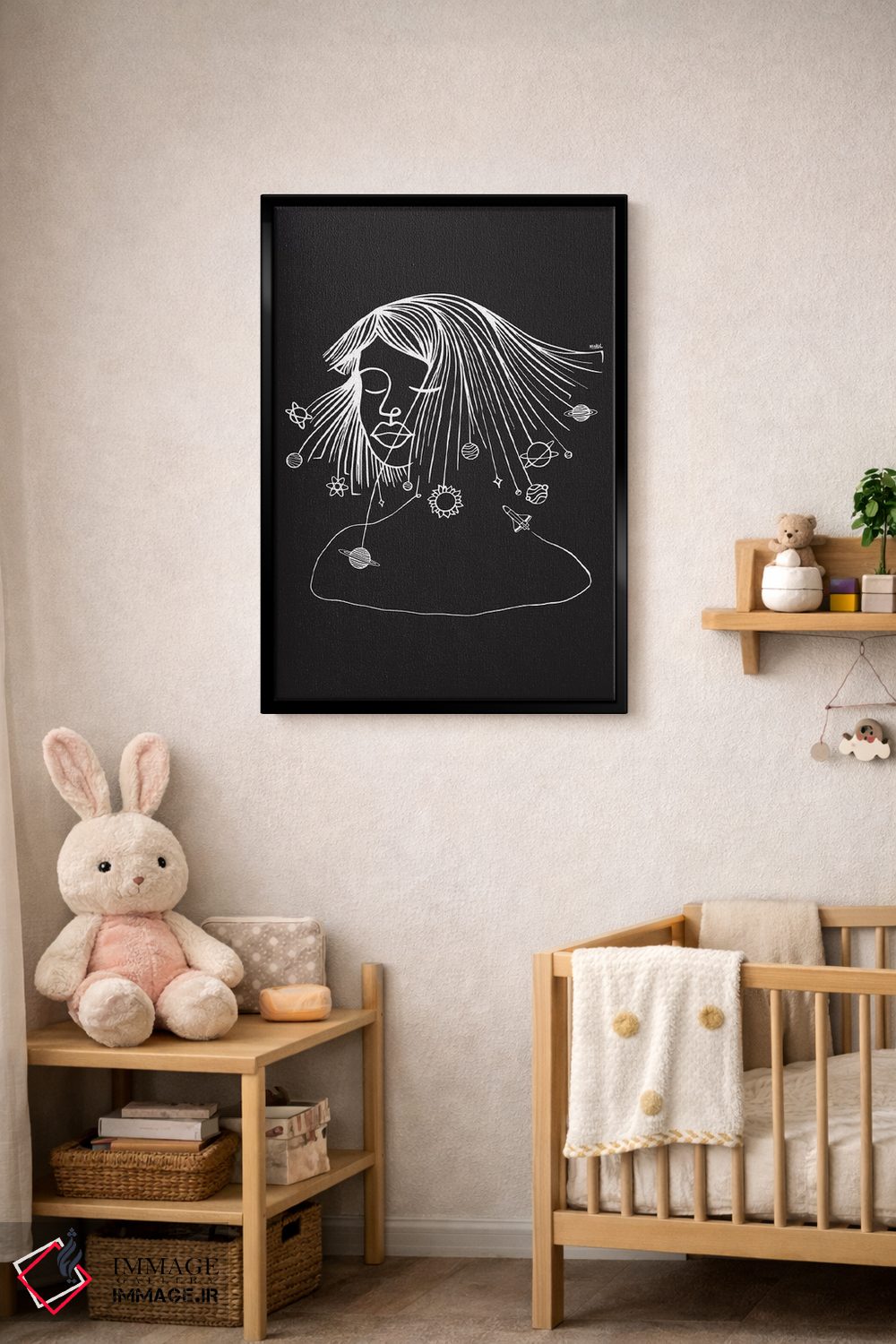 تابلو مینیمال فرصت ذهنی اثر نینهول - D4B