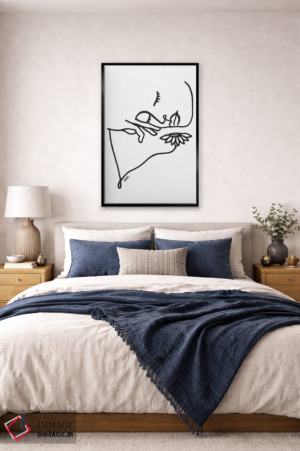 تابلو مینیمال حس طبیعت اثر نینهول - D6B