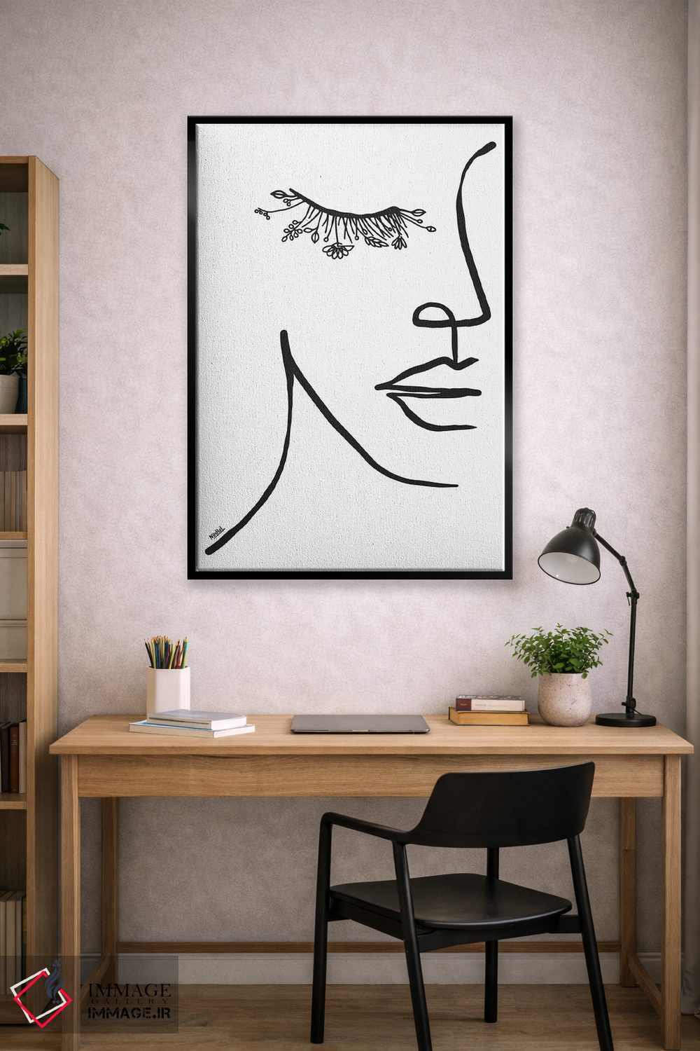 تابلو مینیمال چشم طبیعت اثر نینهول - D3B