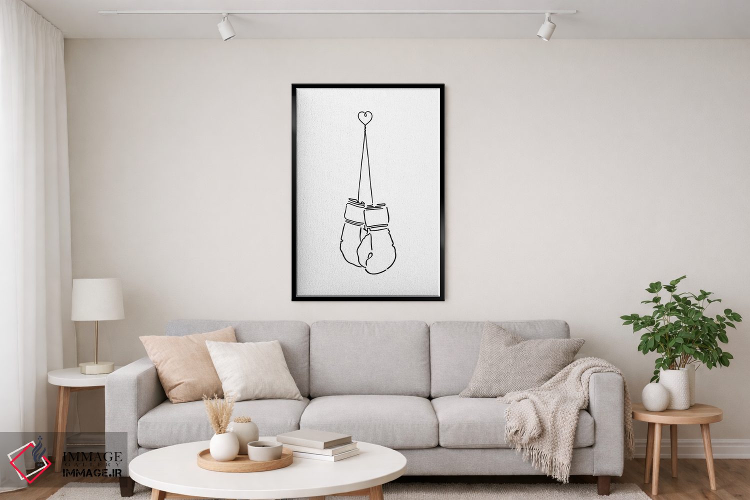 تابلو مینیمال نبرد عشق اثر نینهول - D4B