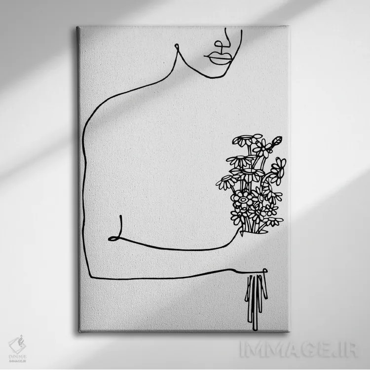 تابلو مینیمال برای تو اثر نینهول - نمای روبهرو روی دیوار