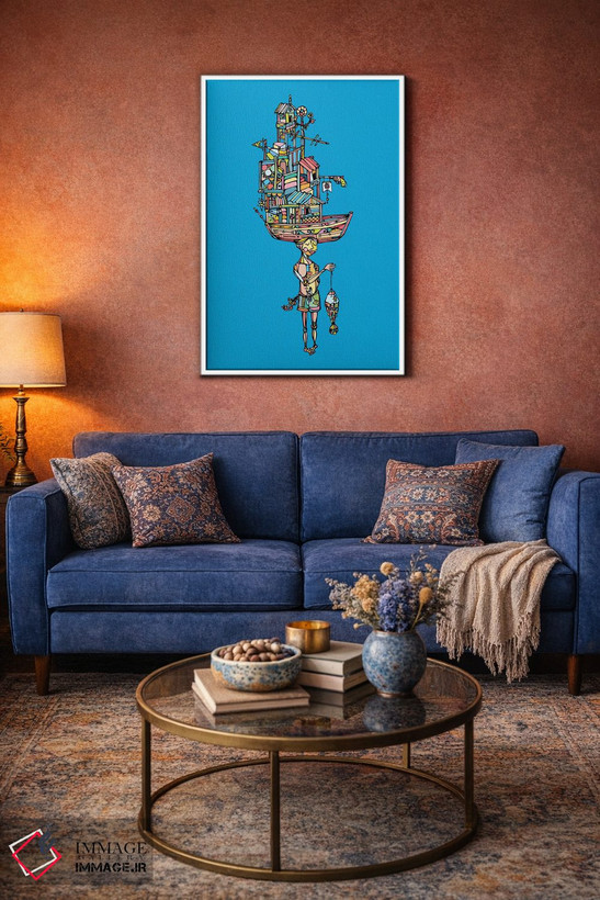 تابلو مینیمال گوارو اثر نینهول - D4W