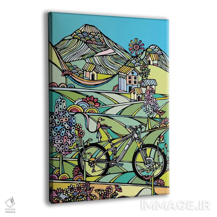 تابلو مینیمال یا بران یا بمیر اثر نینهول - نمای پرسپکتیو محصول