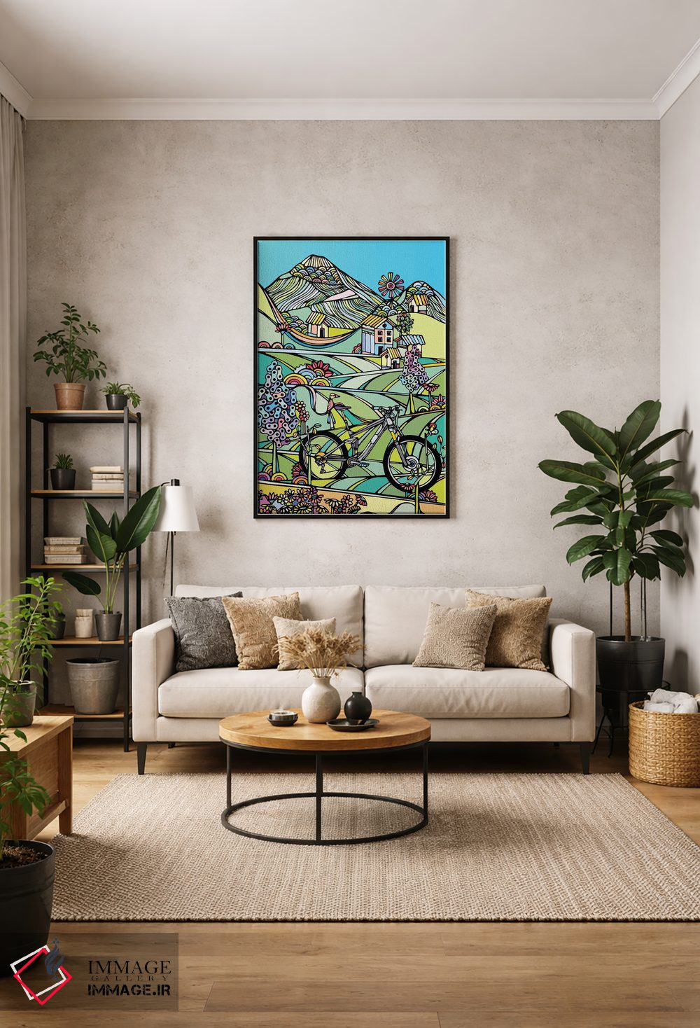 تابلو مینیمال یا بران یا بمیر اثر نینهول - D1B