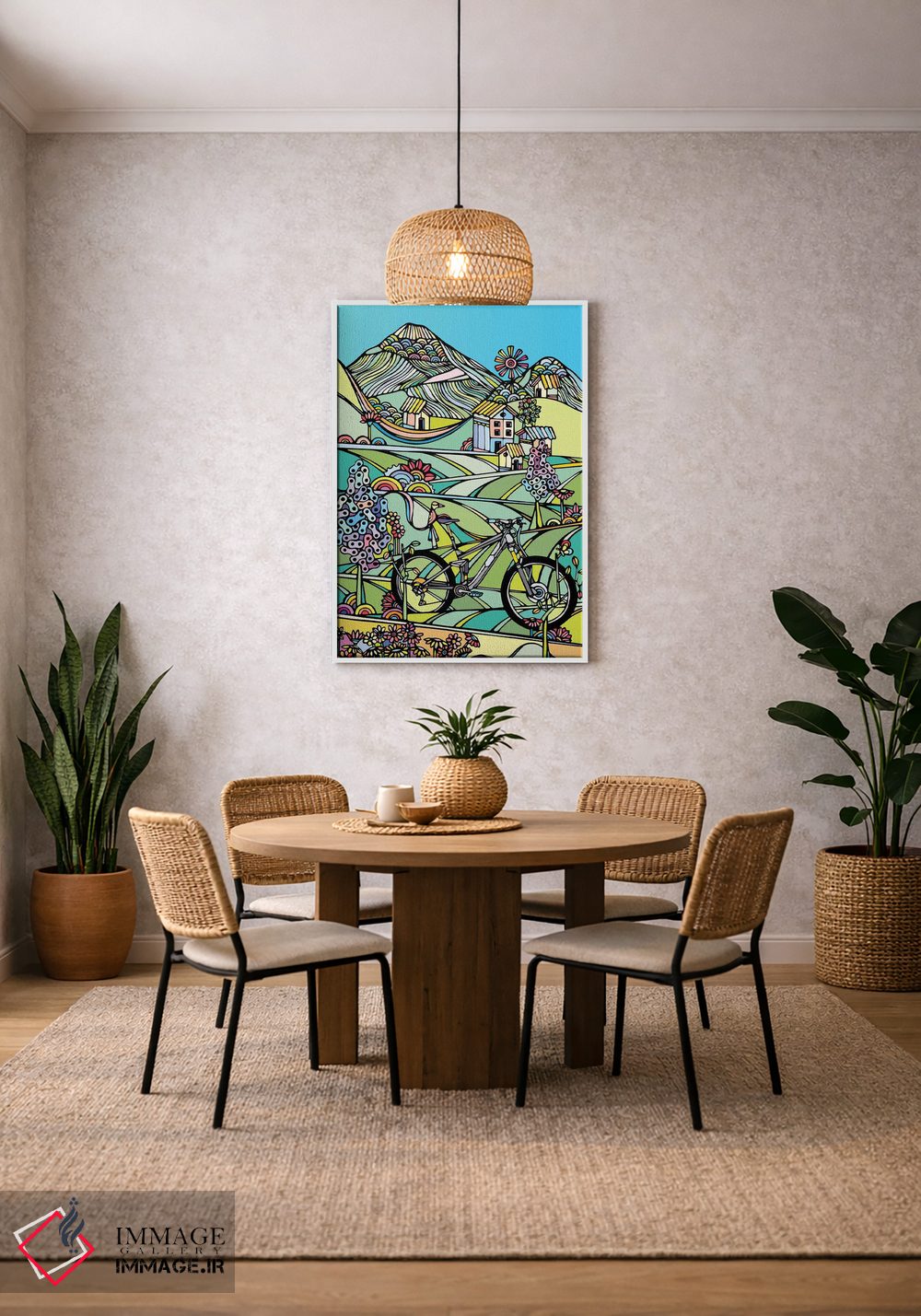 تابلو مینیمال یا بران یا بمیر اثر نینهول - D3W