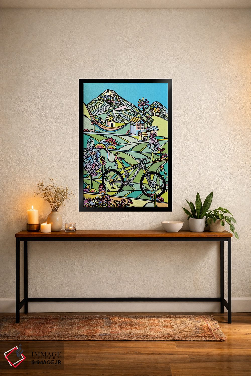 تابلو مینیمال یا بران یا بمیر اثر نینهول - D5B