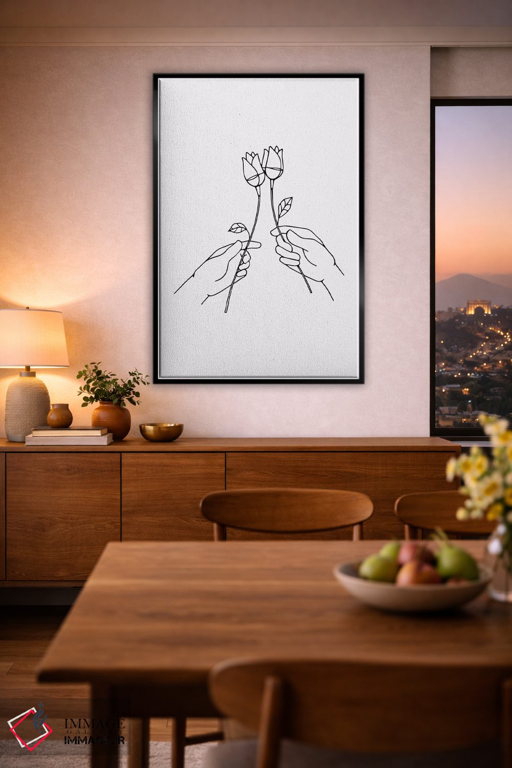 تابلو مینیمال به سلامتی اثر نینهول - D3B