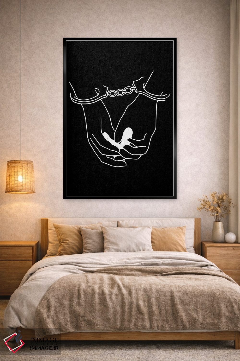 تابلو مینیمال رها کردن از زنجیر ۲ اثر نینهول - D1B