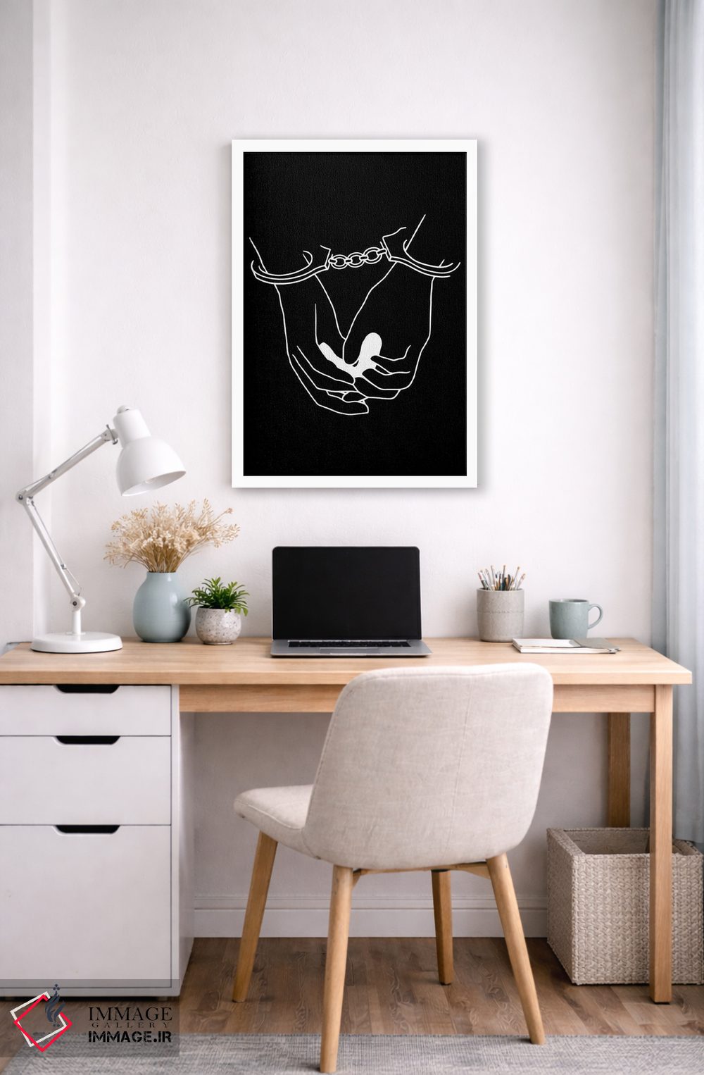 تابلو مینیمال رها کردن از زنجیر ۲ اثر نینهول - D3W