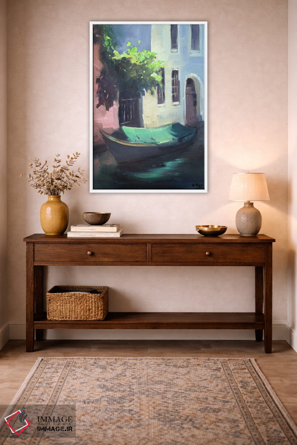 تابلو دکوراتیو ونیز در صبح زود اثر نیتیا سوامیناتان - D1W