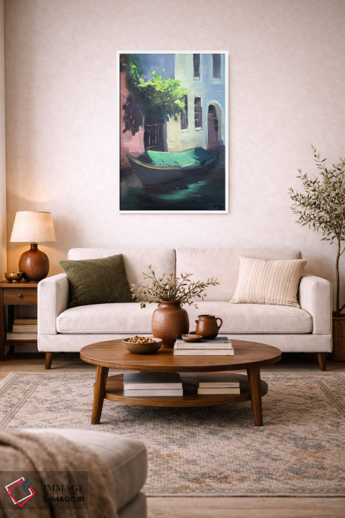 تابلو دکوراتیو ونیز در صبح زود اثر نیتیا سوامیناتان - D2W