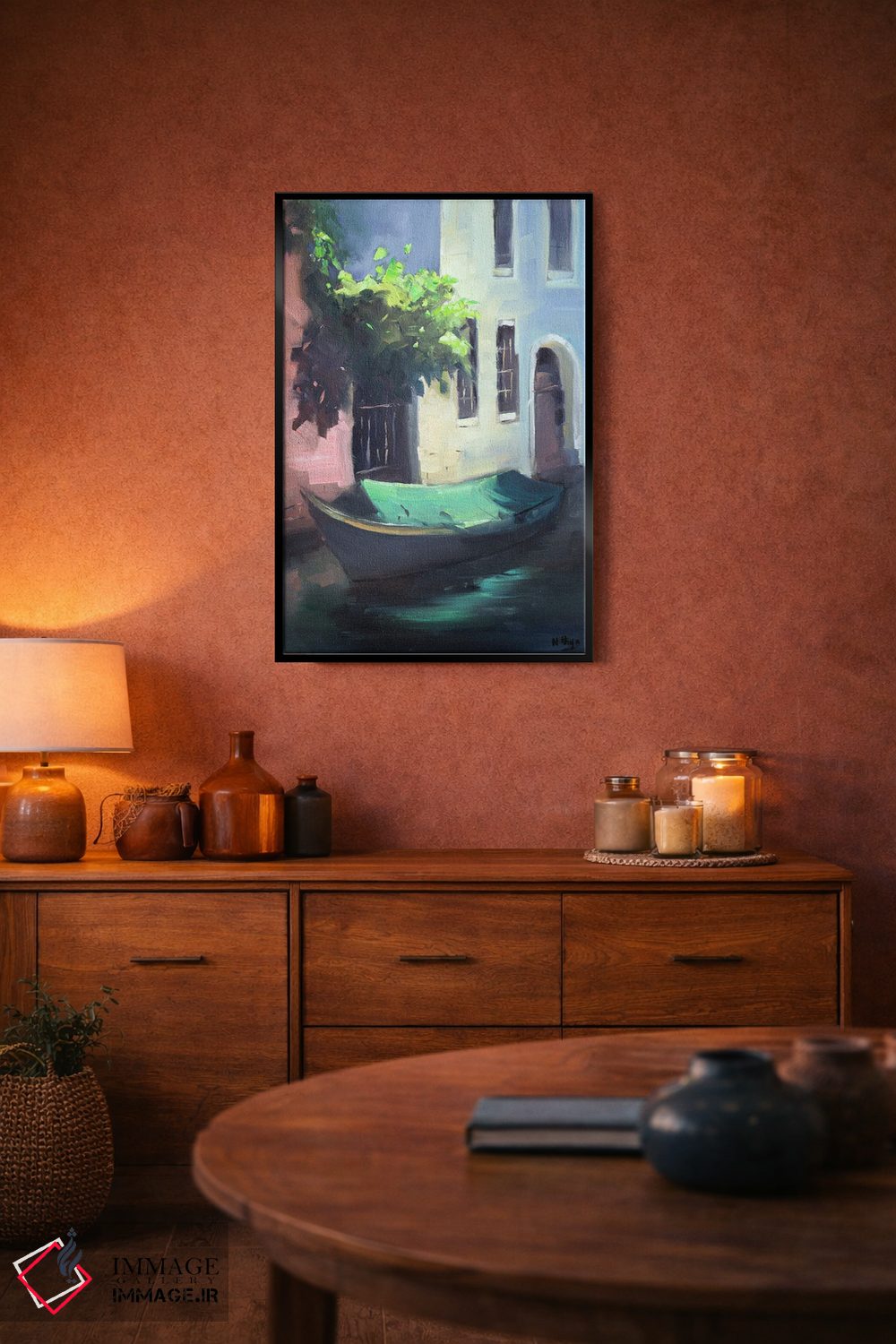 تابلو دکوراتیو ونیز در صبح زود اثر نیتیا سوامیناتان - D3B