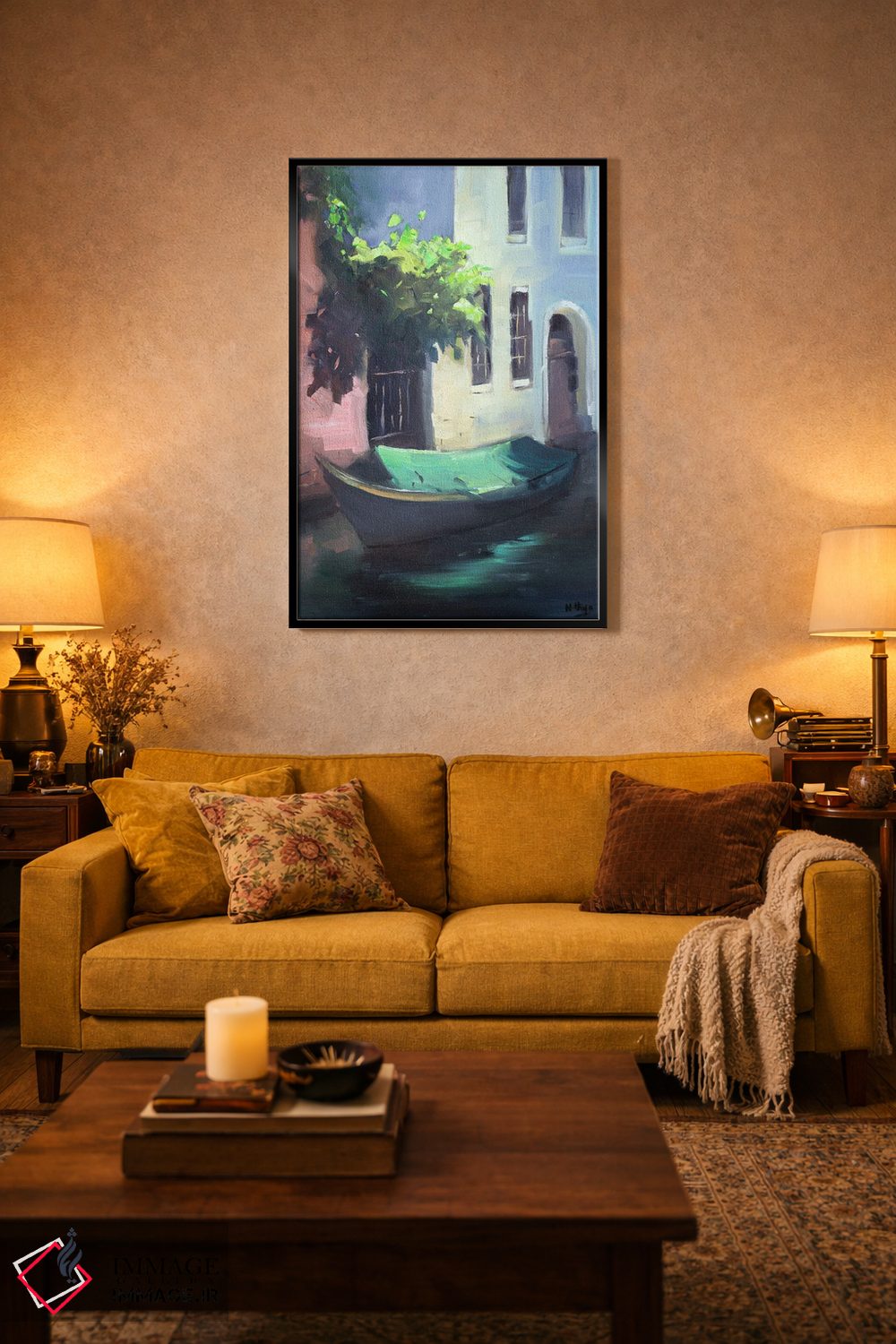 تابلو دکوراتیو ونیز در صبح زود اثر نیتیا سوامیناتان - D4B