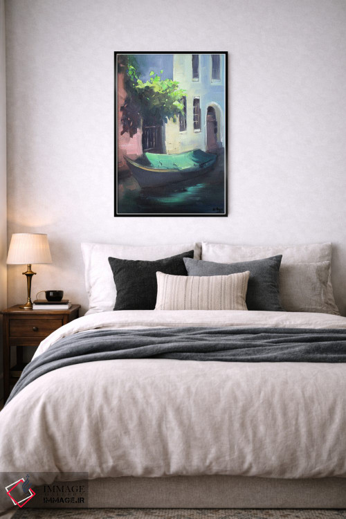 تابلو دکوراتیو ونیز در صبح زود اثر نیتیا سوامیناتان - D6B