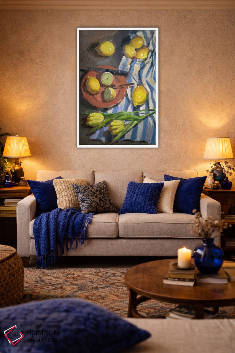 تابلو دکوراتیو لیموی فراوان اثر نیتیا سوامیناتان - D3W