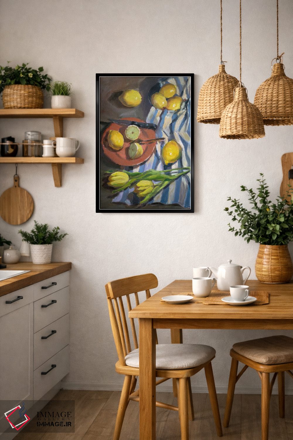 تابلو دکوراتیو لیموی فراوان اثر نیتیا سوامیناتان - D6B