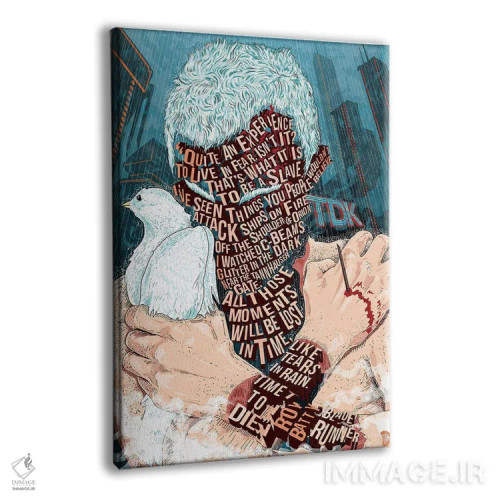 تابلو دکوراتیو روی بتی اثر نیت جونز دیزاین - نمای پرسپکتیو محصول