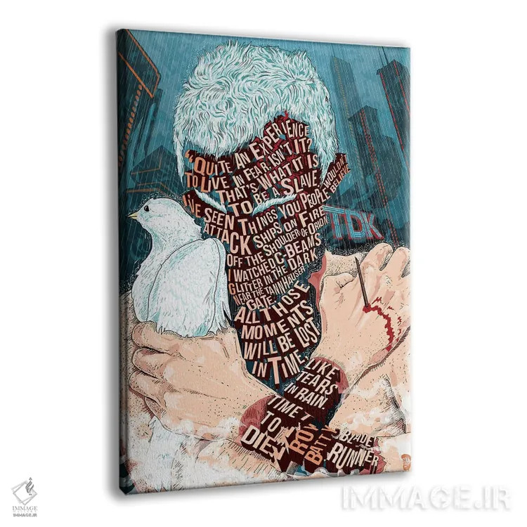 تابلو دکوراتیو روی بتی اثر نیت جونز دیزاین - نمای پرسپکتیو محصول