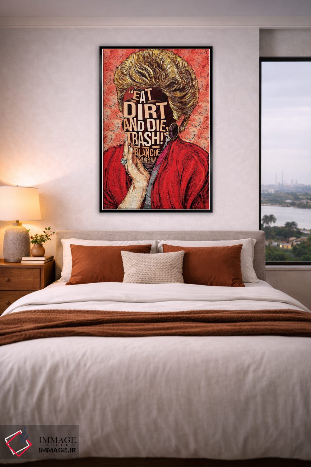 تابلو دکوراتیو بلانش اثر نیت جونز دیزاین - D4B