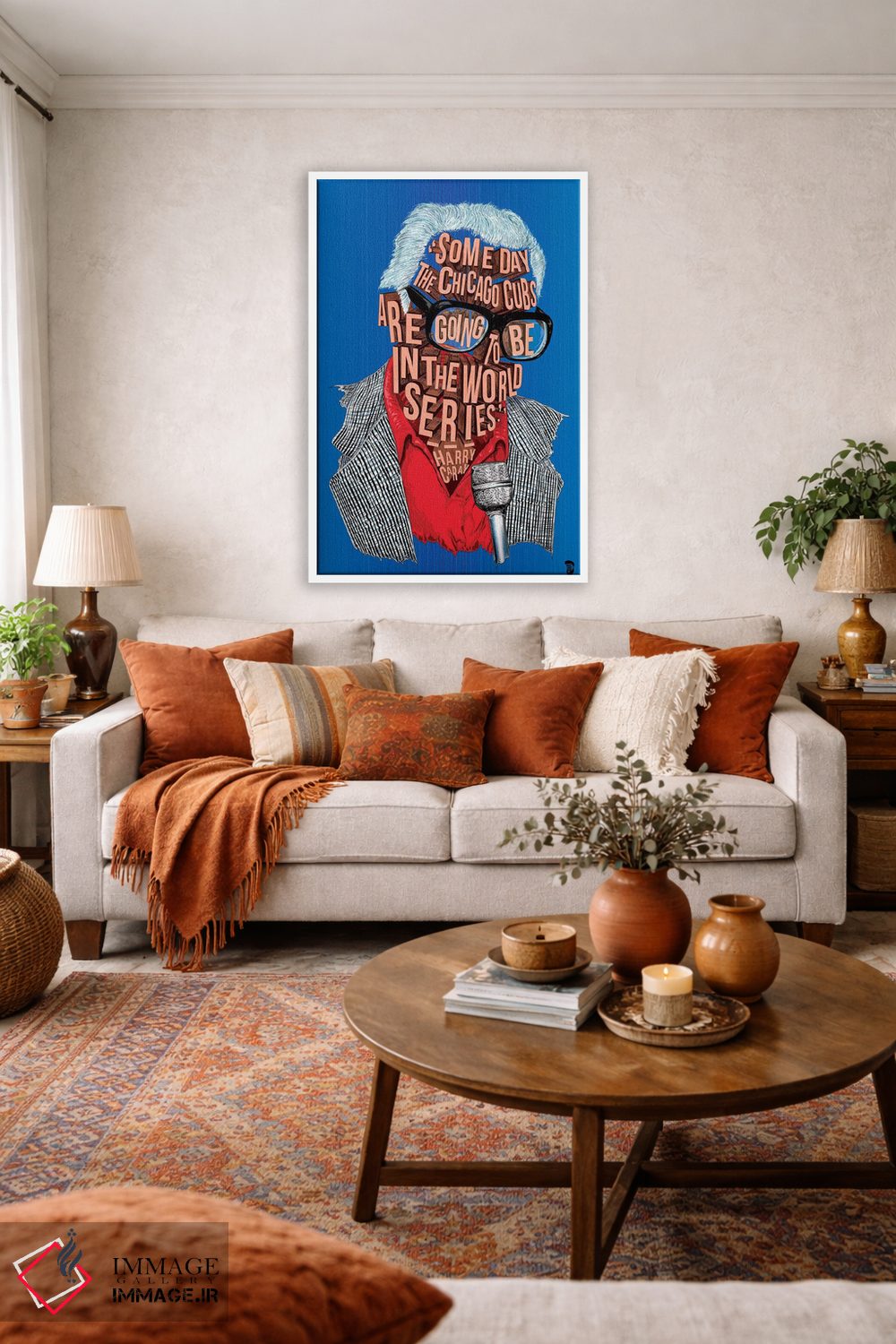 تابلو دکوراتیو هری کاری اثر نیت جونز دیزاین - D2W