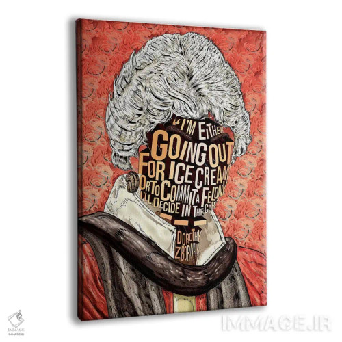 تابلو دکوراتیو دوروتی اثر نیت جونز دیزاین - نمای پرسپکتیو محصول