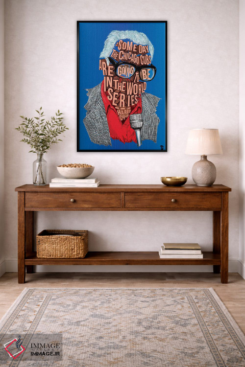 تابلو دکوراتیو هری کاری اثر نیت جونز دیزاین - D5B