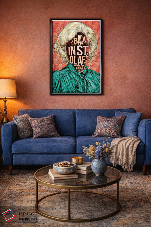 تابلو دکوراتیو رز اثر نیت جونز دیزاین - D5B