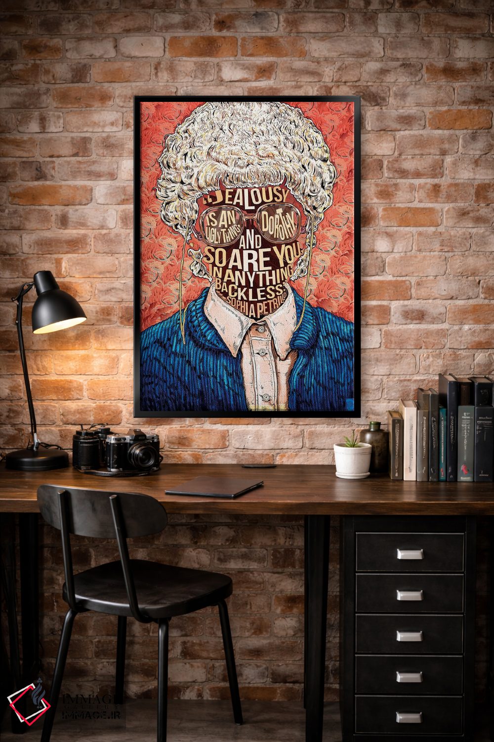 تابلو دکوراتیو سوفیا اثر نیت جونز دیزاین - D3B