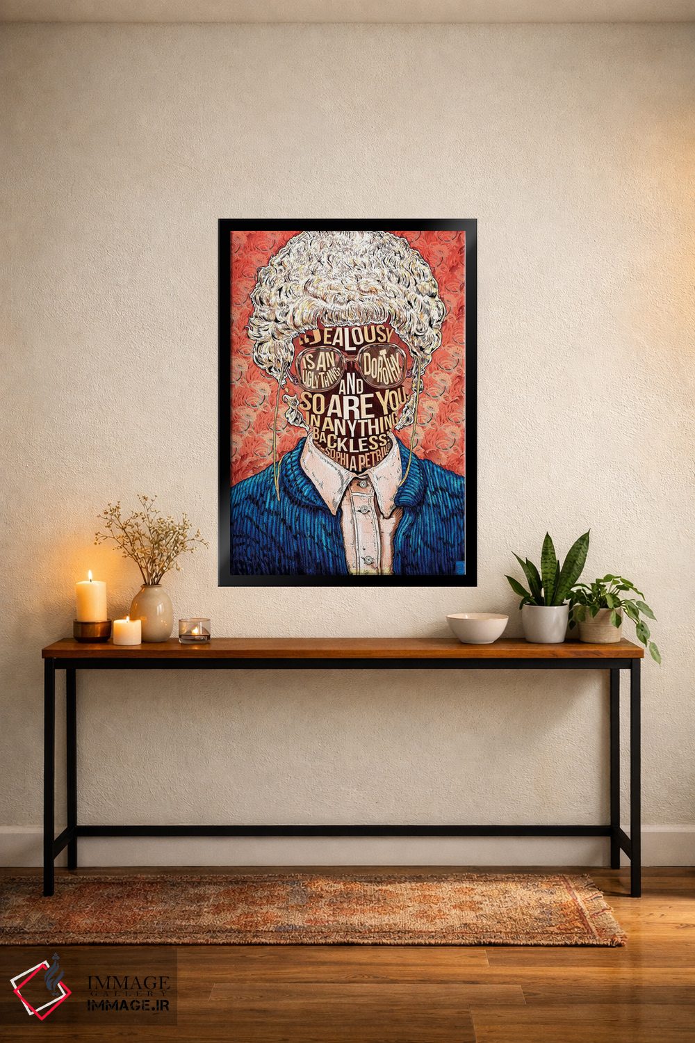 تابلو دکوراتیو سوفیا اثر نیت جونز دیزاین - D5B