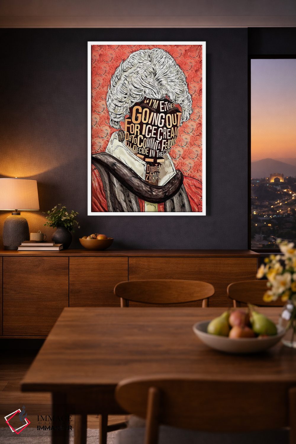 تابلو دکوراتیو دوروتی اثر نیت جونز دیزاین - D2W