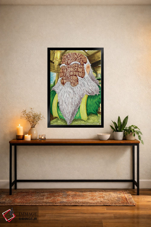 تابلو دکوراتیو هرگز تسلیم ناامیدی نشو اثر نیت جونز دیزاین - D5B