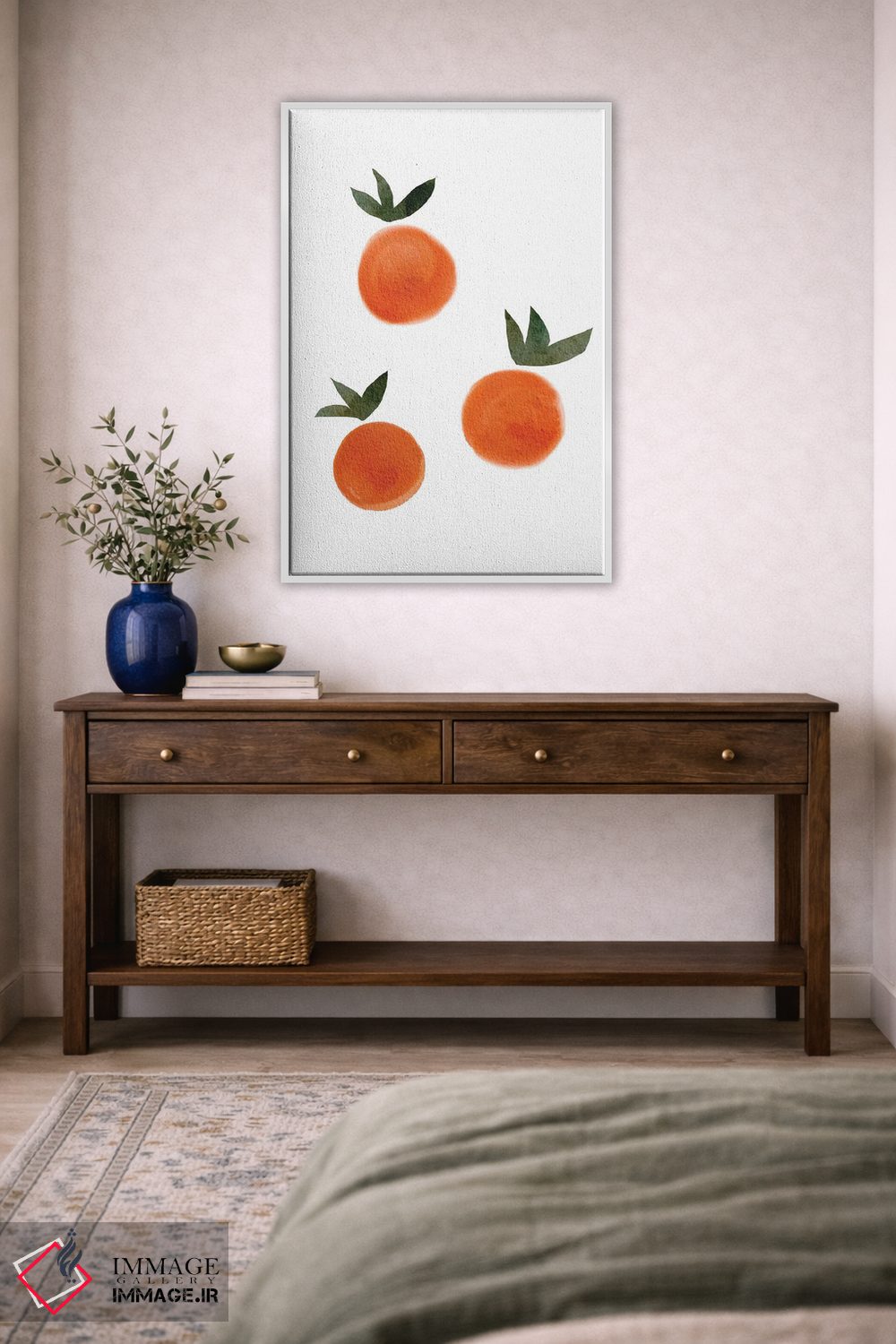 تابلو مینیمال پرتقال اثر نیکی - D5W