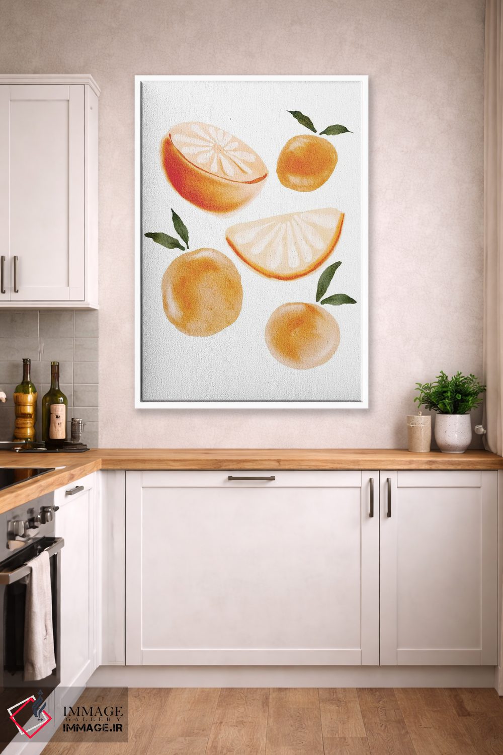 تابلو مینیمال پرتقال ها اثر نیکی - D4W