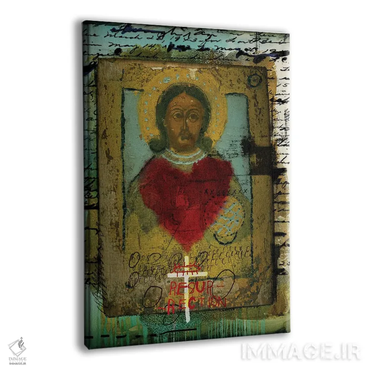 تابلو دکوراتیو کتاب مکاشفه ها اثر نیکی چو - نمای پرسپکتیو محصول