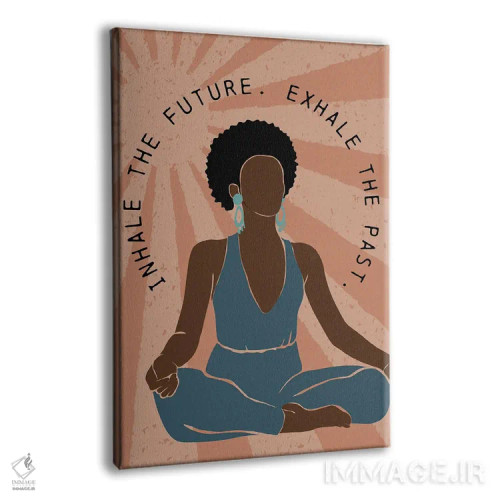 تابلو دکوراتیو دم و بازدم اثر نیکی چو - نمای پرسپکتیو محصول