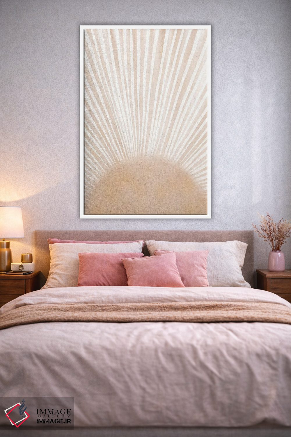 تابلو مینیمال طلوع خورشید اثر نیکی - D1W