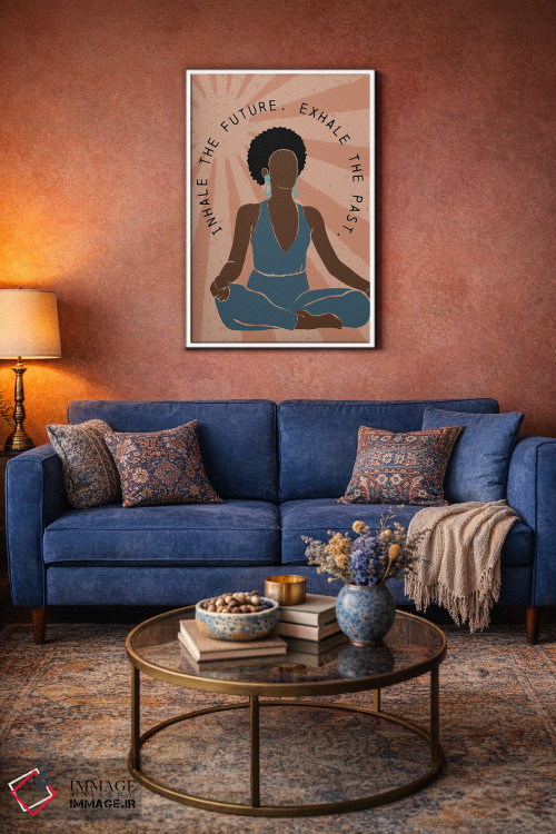 تابلو دکوراتیو دم و بازدم اثر نیکی چو - D1W