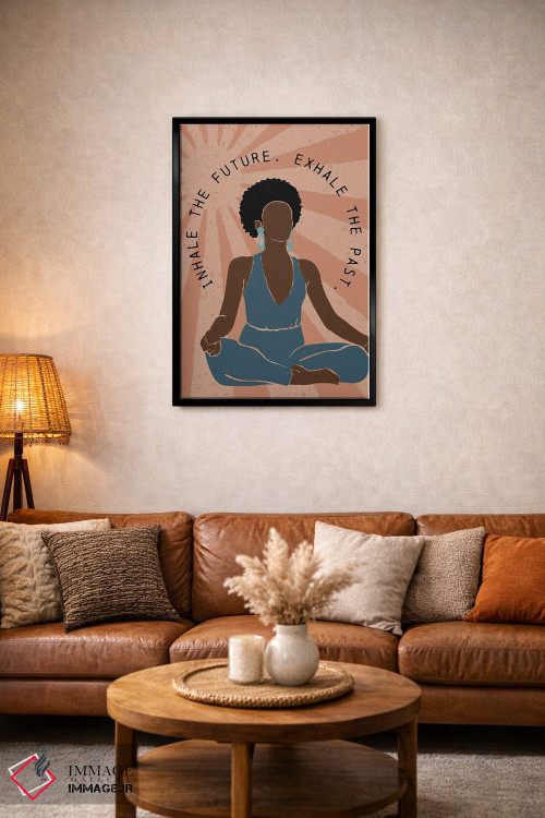 تابلو دکوراتیو دم و بازدم اثر نیکی چو - D2B