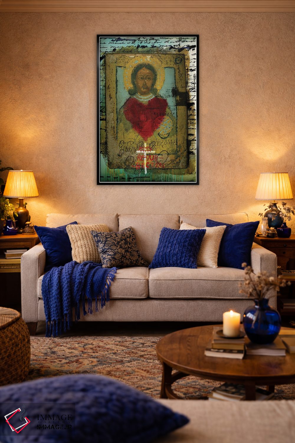 تابلو دکوراتیو کتاب مکاشفه ها اثر نیکی چو - D5B