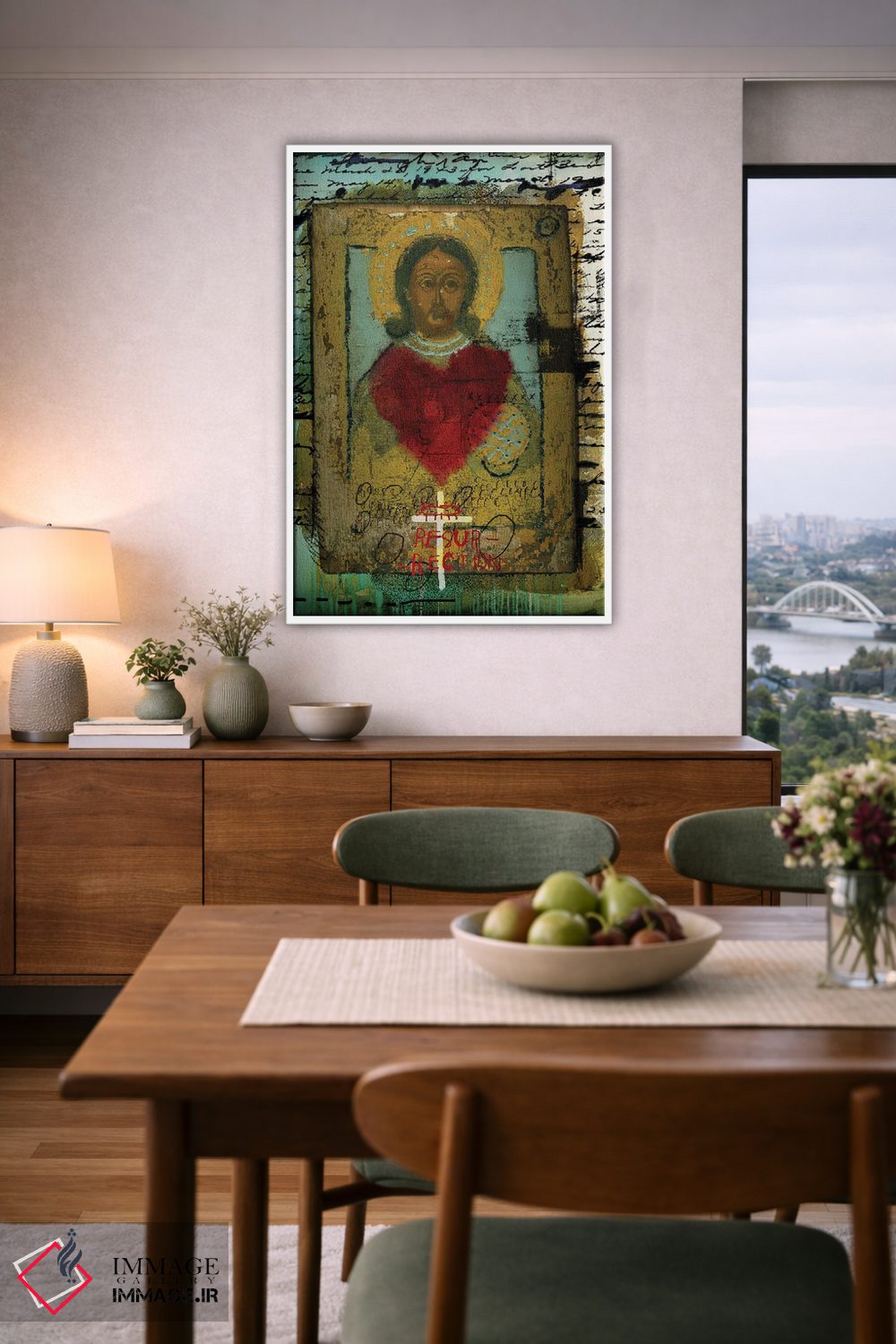 تابلو دکوراتیو کتاب مکاشفه ها اثر نیکی چو - D6W